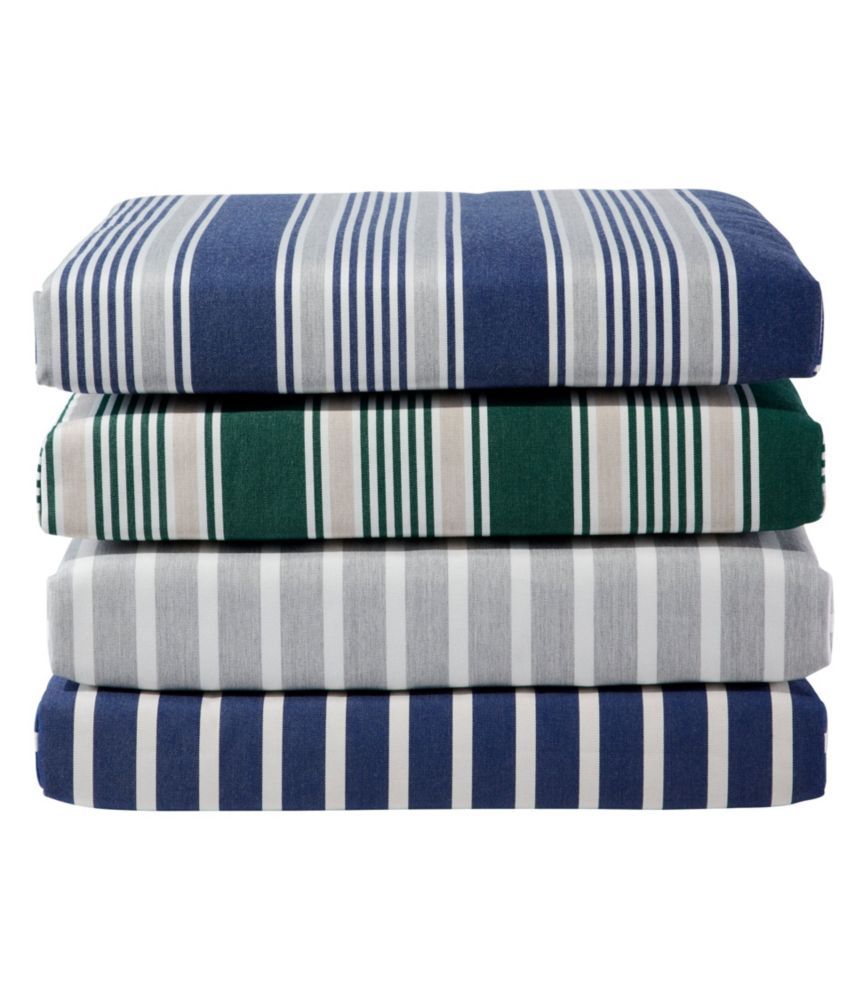 Casco Bay Adirondack Chair Seat Cushion, Stripe Cushions & Pillows at