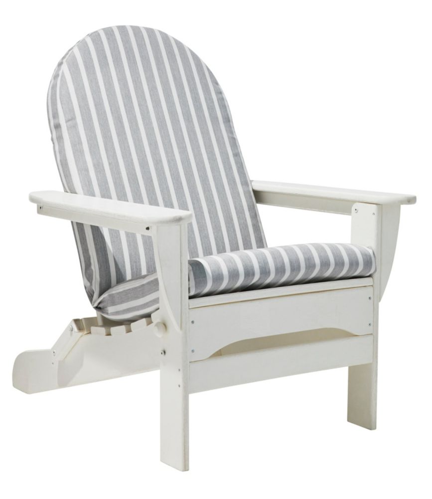 Casco Bay Adirondack Chair Seat and Back Cushion, Stripe Cushions