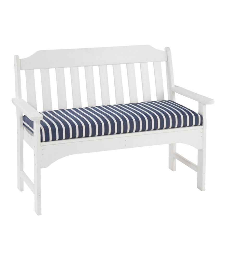 Casco Bay AllWeather Bench Cushion, Stripe Outdoor Cushions