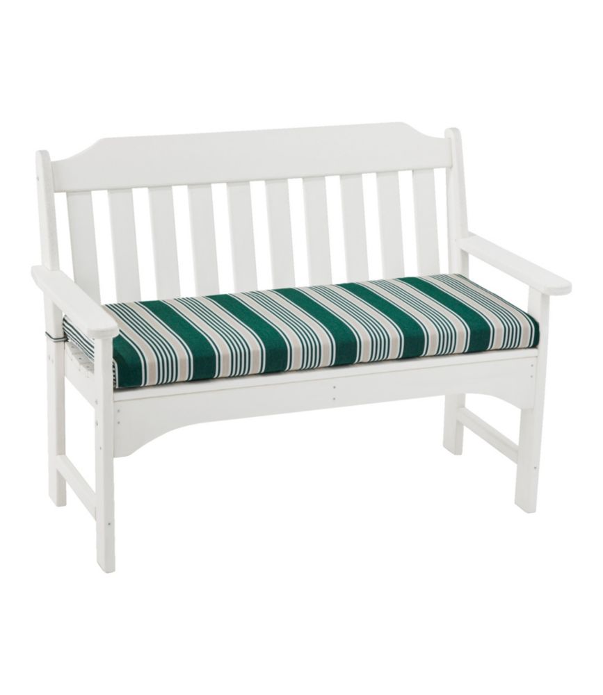 Casco Bay AllWeather Bench Cushion, Stripe Outdoor Cushions