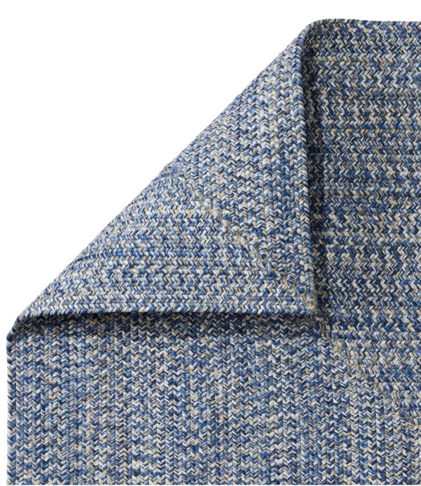 AllWeather Braided Rug, Concentric Pattern Rectangular Indoor