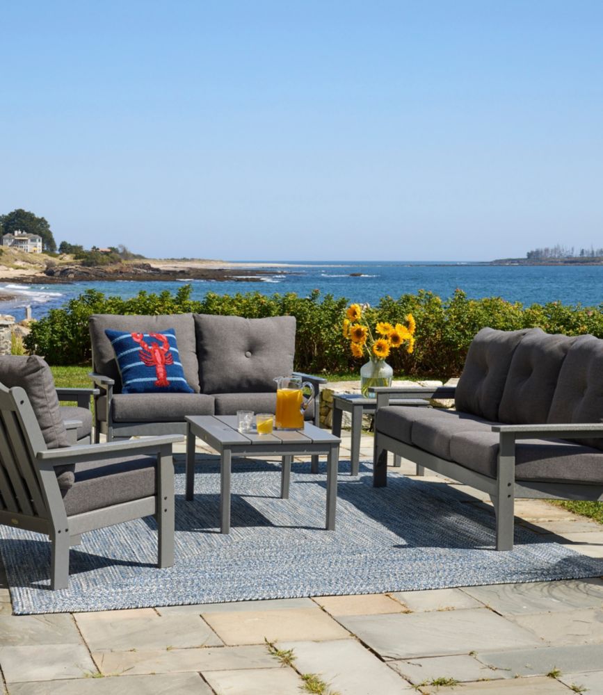 AllWeather Braided Rug, Concentric Pattern Rectangular Indoor