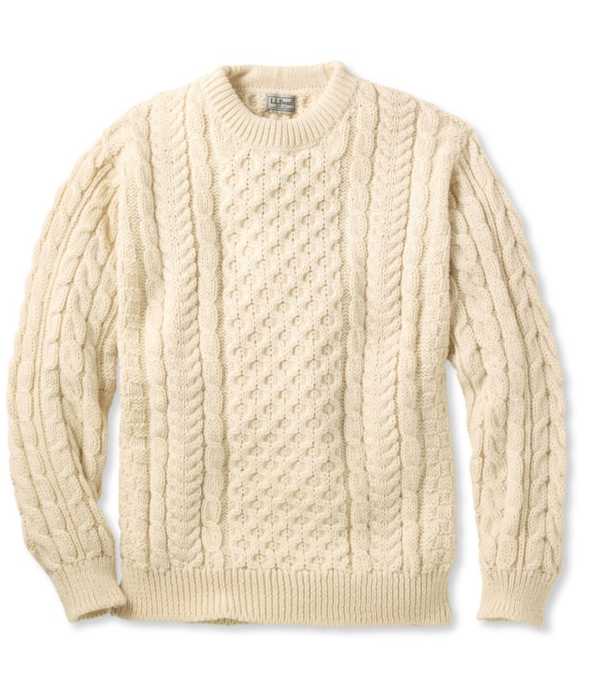 Men's Heritage Sweater, Irish Fisherman's Crewneck Sweaters at L.L.Bean