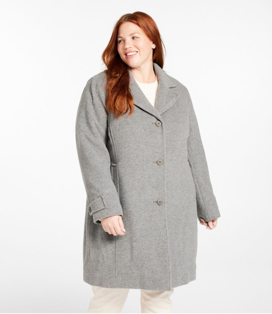 Women's Classic Lambswool Polo Coat, ThreeQuarter Casual Jackets at L.L.Bean
