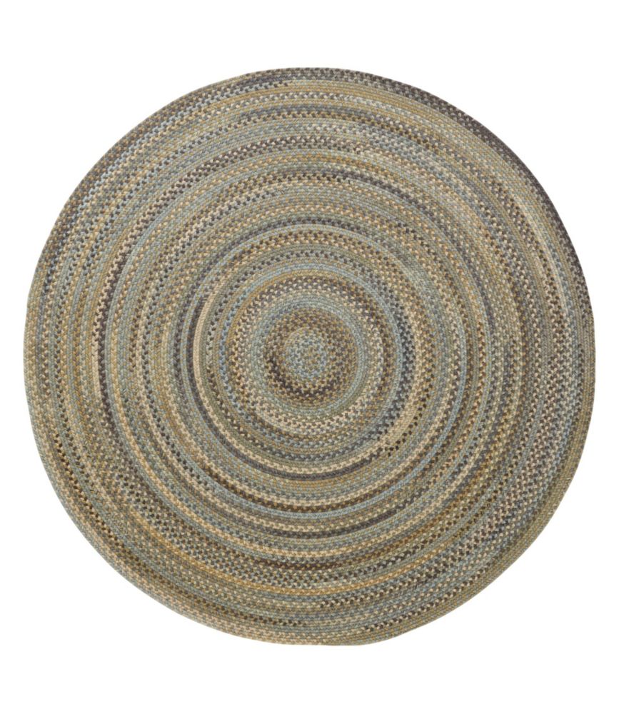 L.L.Bean Braided Wool Rug, 6' Diam. Home Goods at L.L.Bean