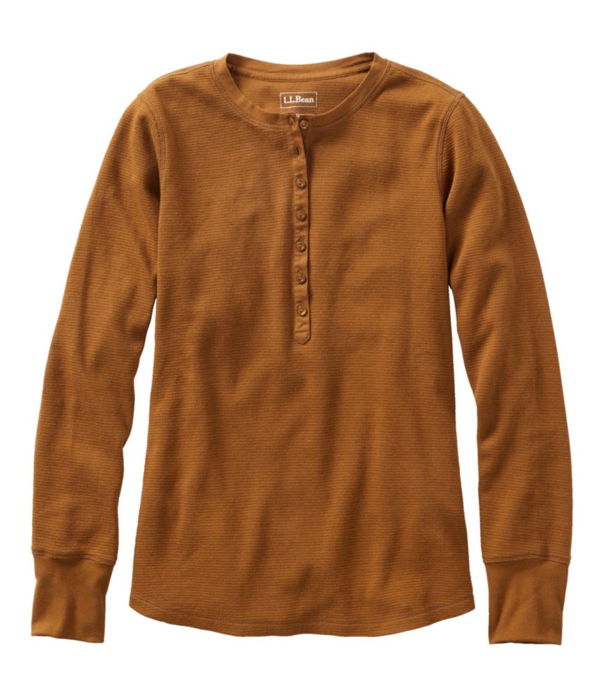 Women's WaffleKnit Henley Tees & Knit Tops at L.L.Bean