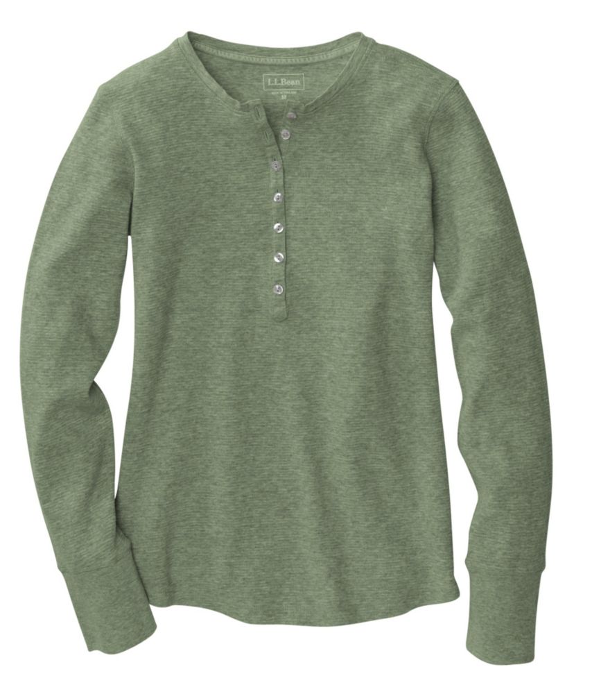 Women's WaffleKnit Tee Henley