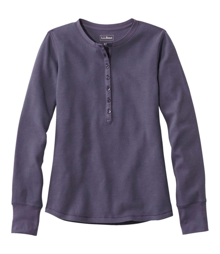 Women's WaffleKnit Henley Shirts & Tops at L.L.Bean