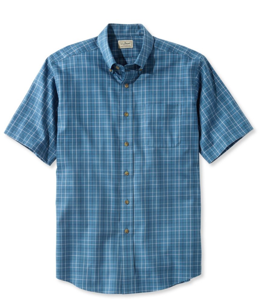 Men's WrinkleFree Twill Sport Shirt, Traditional Fit ShortSleeve