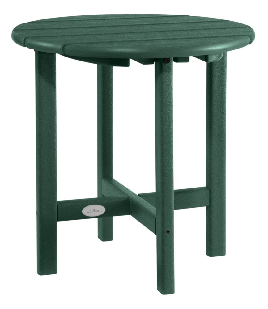 AllWeather Round Side Table Outdoor Tables at L.L.Bean