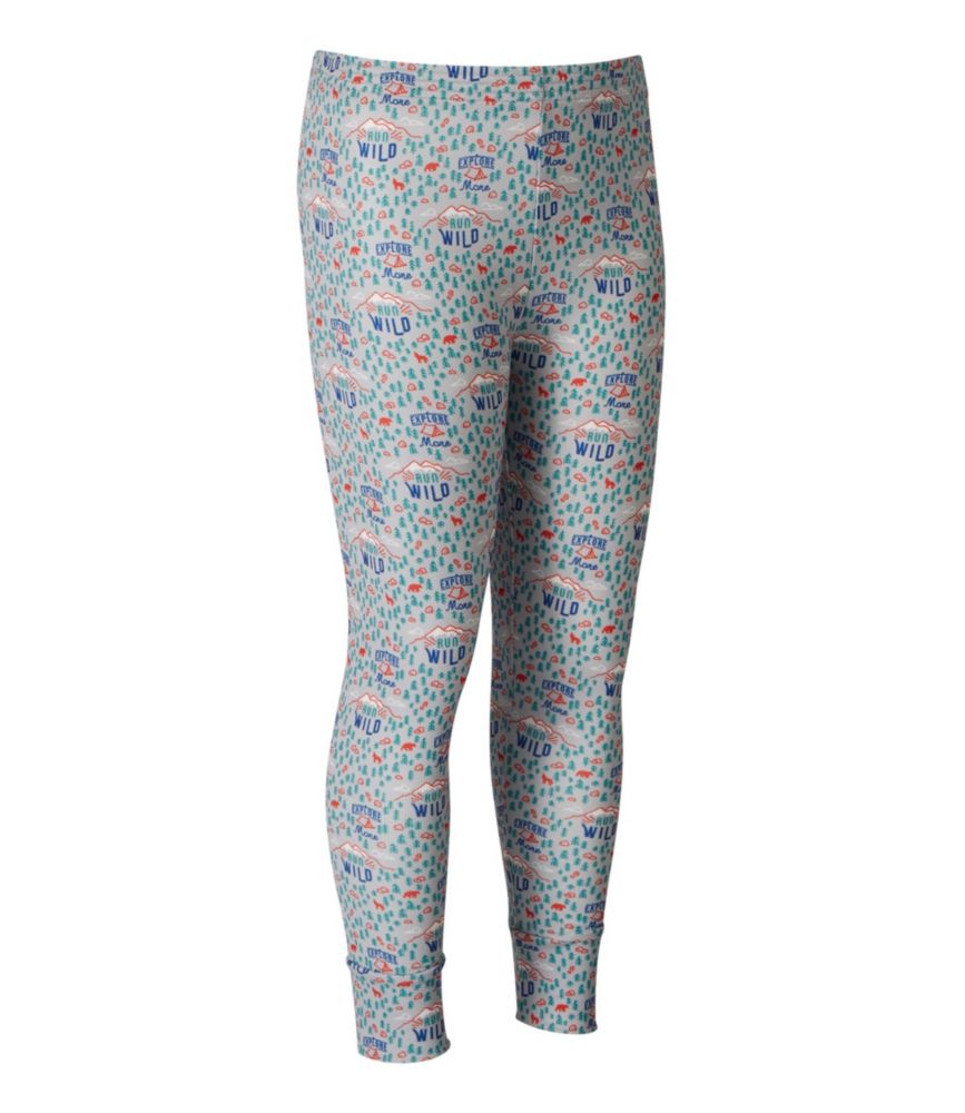Kids' Wicked Warm Midweight Long Underwear, Pants Print