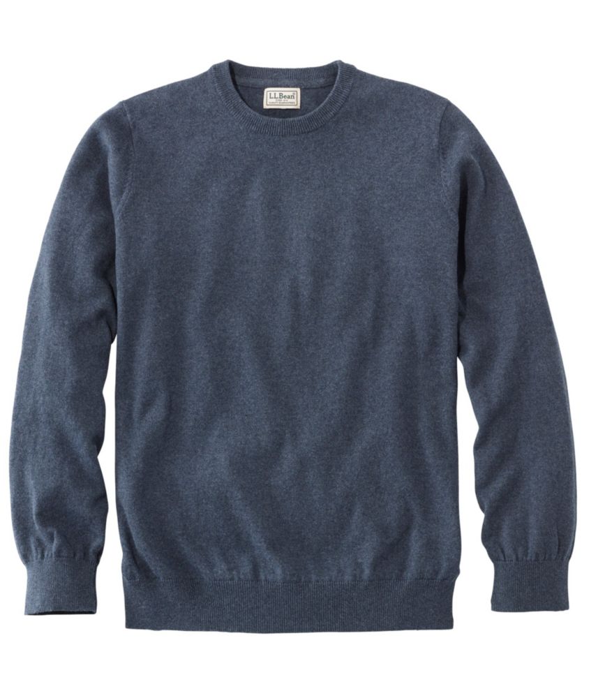 Men's Cotton/Cashmere Sweater, Crewneck Sweatshirts & Fleece at L.L.Bean