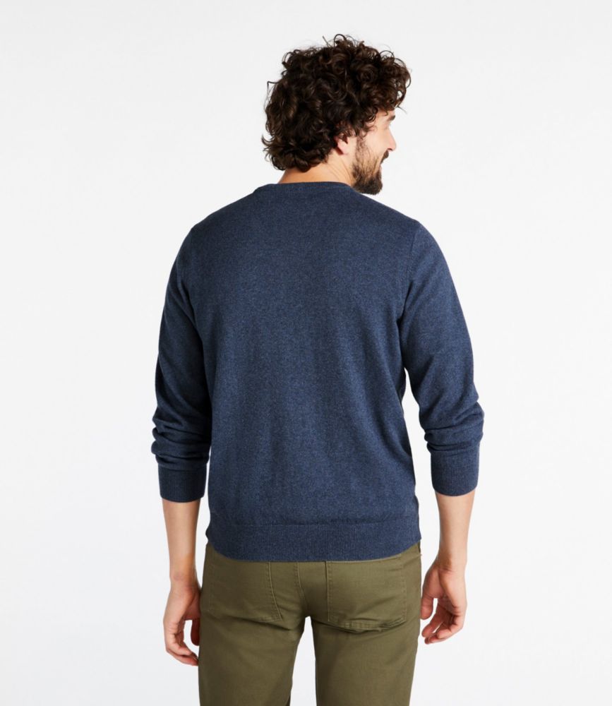 Men's Cotton/Cashmere Sweater, VNeck