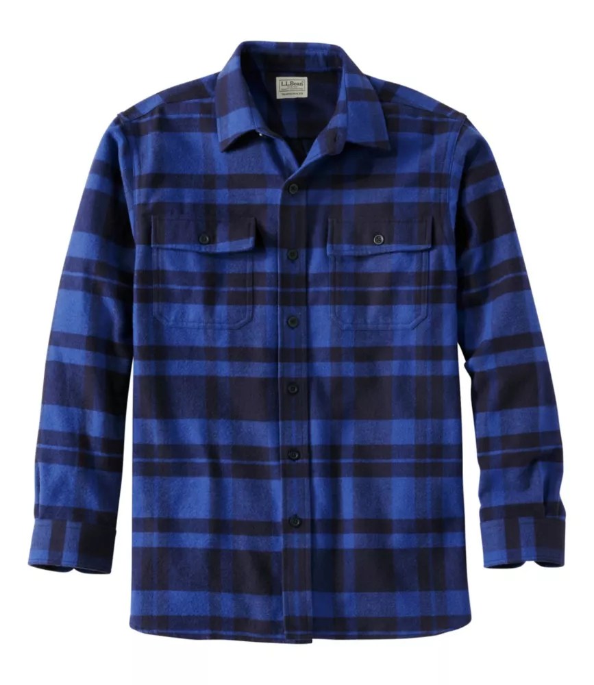 Men's Chamois Shirt, Traditional Fit, Plaid Casual ButtonDown Shirts at L.L.Bean
