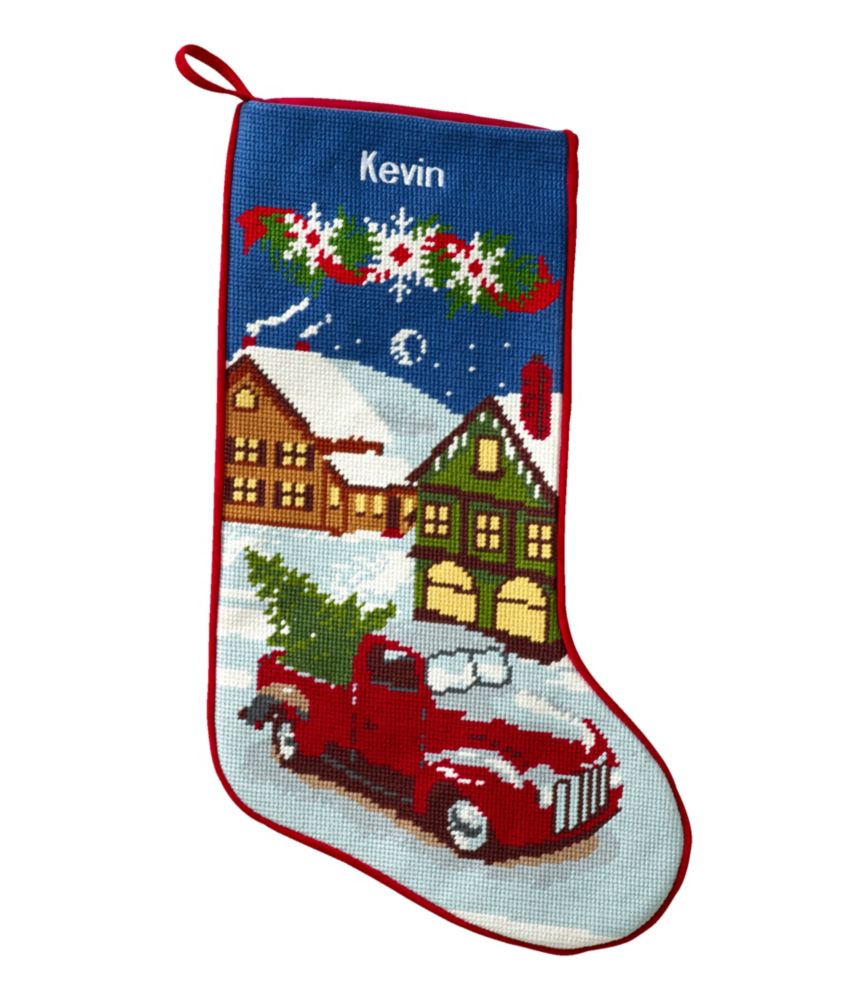 Personalized Christmas Stockings Llbean Needlepoint Christmas Stocking Holiday Items at L.L.Bean
