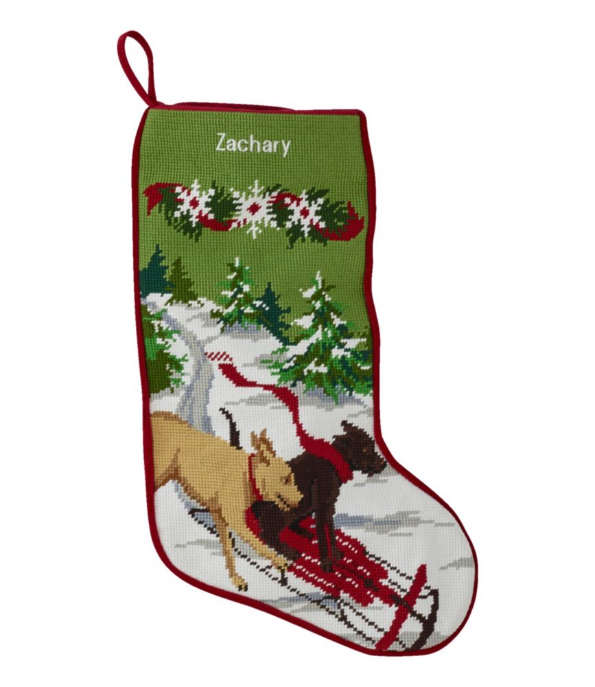 Personalized Christmas Stockings Llbean Needlepoint Christmas Stocking Holiday Items at L.L.Bean