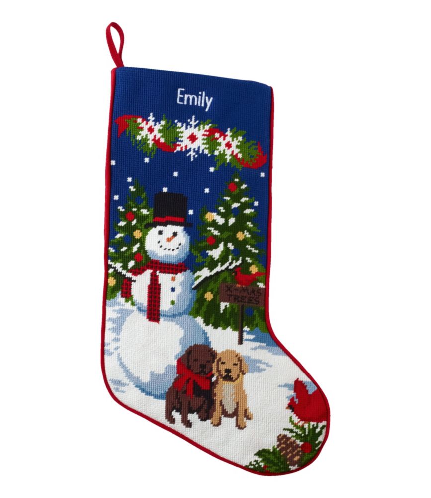 Needlepoint Christmas Stocking Holiday Items at L.L.Bean at L.L.Bean