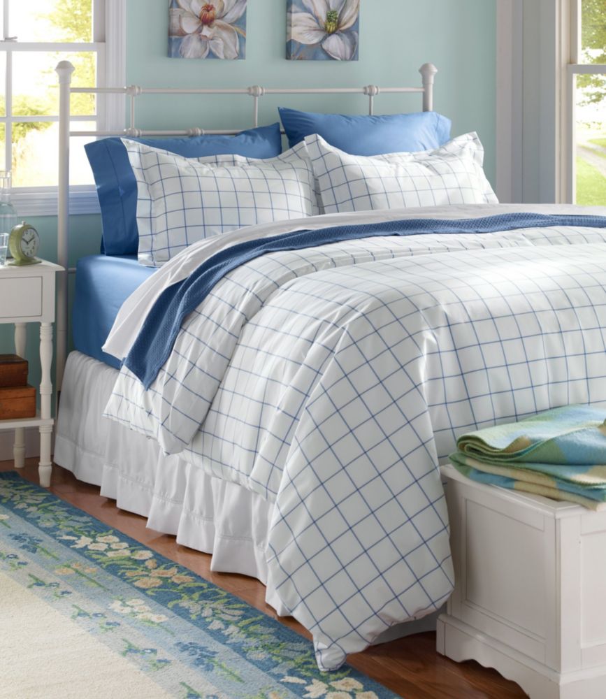 280ThreadCount Pima Cotton Percale Comforter Cover Collection