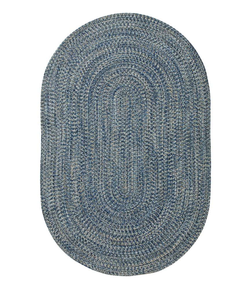AllWeather Braided Rug, Concentric Pattern Oval IndoorOutdoor at L