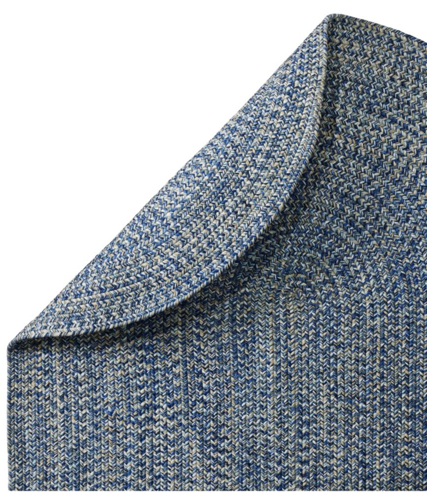 AllWeather Braided Rug, Concentric Pattern Oval IndoorOutdoor at L