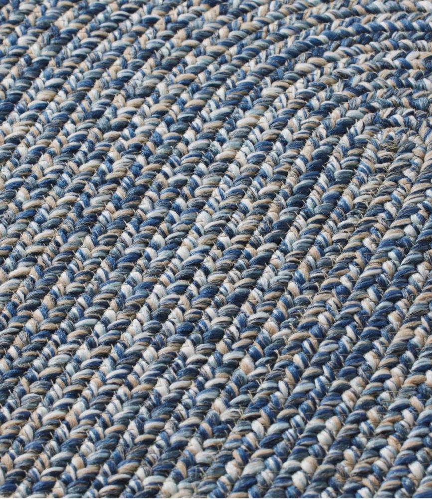 AllWeather Braided Rug, Concentric Pattern Oval IndoorOutdoor at L