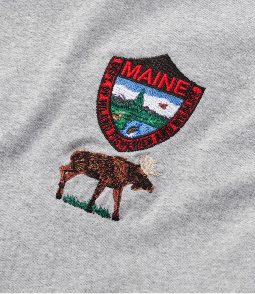 Men's Maine Inland Fisheries and Wildlife Tee, Moose Shirts at L.L.Bean