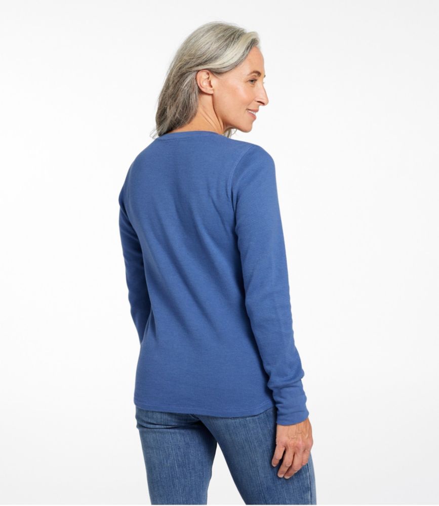 Women's WaffleKnit Henley
