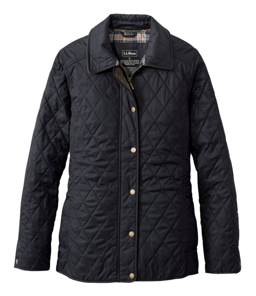 Women's Quilted Riding Jacket Casual Jackets at L.L.Bean