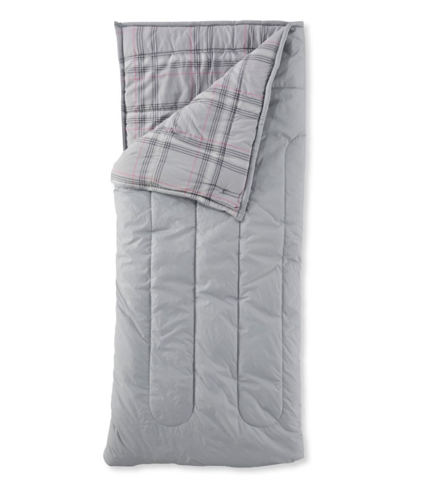 Adults' Camp Sleeping Bag, FlannelLined 40°