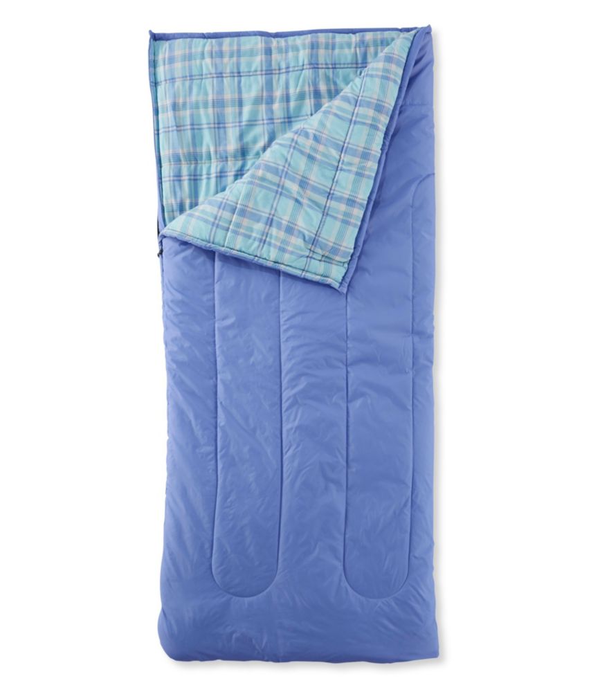 Adults' Camp Sleeping Bag, Flannel Lined 20°