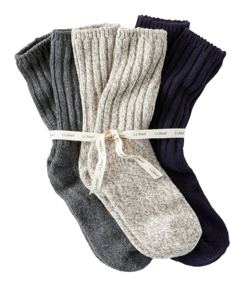 Adults' Wool Ragg Sock Gift Set, 10" ThreePack Socks at L.L.Bean