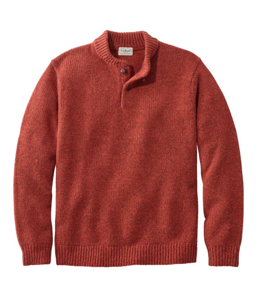 Men's L.L.Bean Classic Ragg Wool Sweater, Henley Sweaters at L.L.Bean