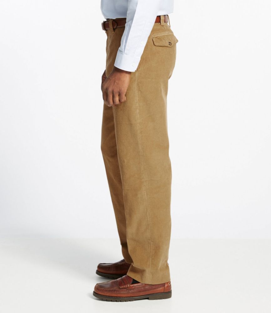 Men's Country Corduroy Pants, Classic Fit Plain Front Pants & Jeans