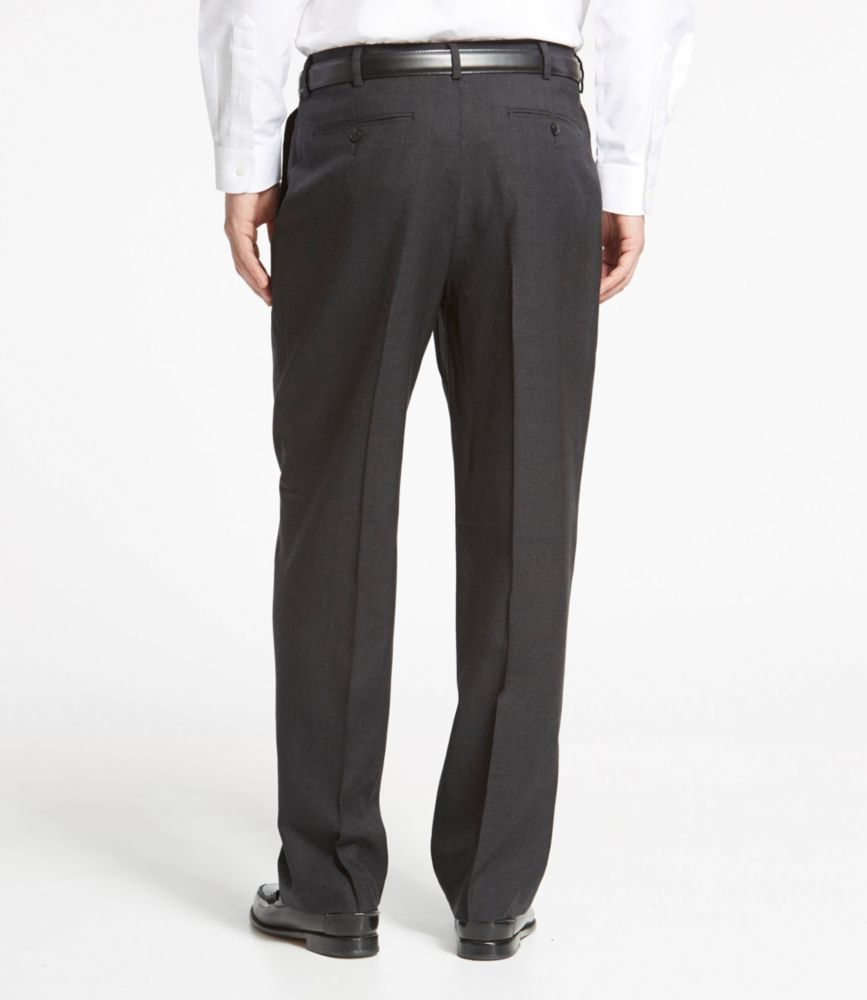 Men's Washable YearRound Wool Pants, Natural Fit Hidden Comfort