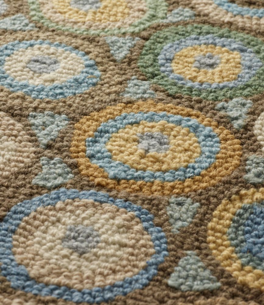 Wool Hooked Rug, Coins Indoor at L.L.Bean