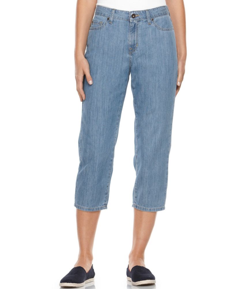 Women's Lightweight Denim Cropped Jeans Pants & Jeans at L.L.Bean