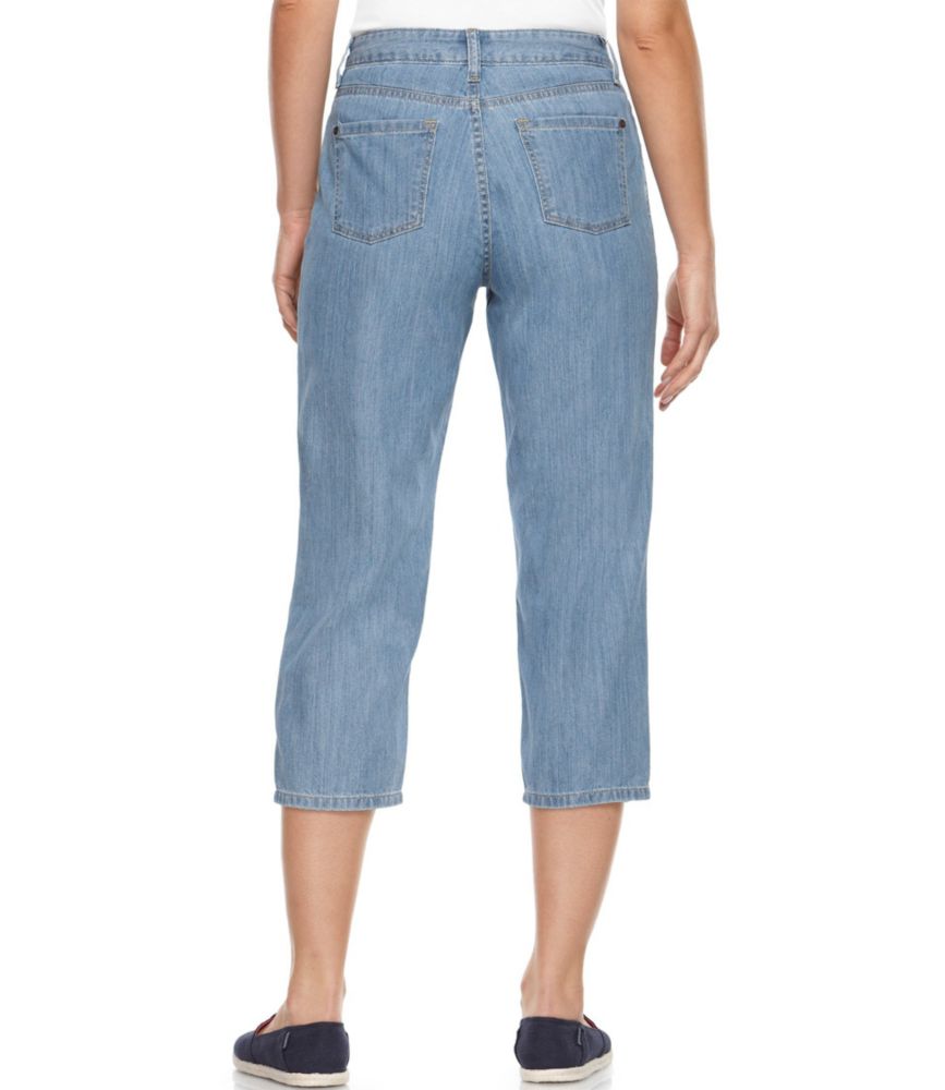 Women's Lightweight Denim Cropped Jeans at L.L.Bean