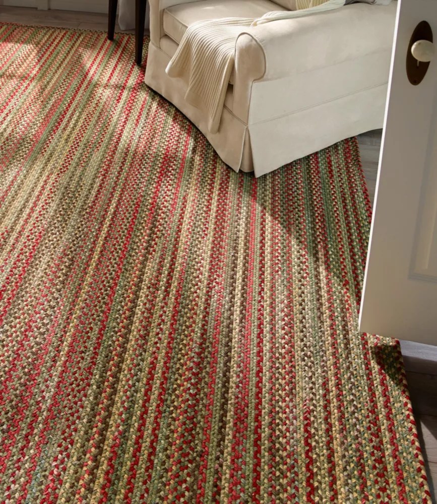 L.L.Bean Braided Wool Rug, Horizontal Braid