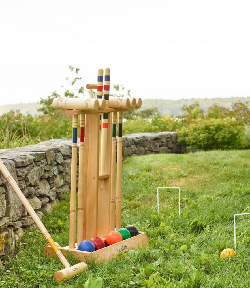 Maine Coast Croquet Set with Stand