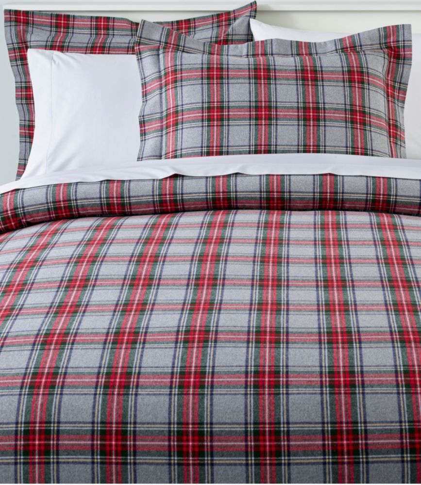 Heritage Chamois Flannel Comforter Cover Collection, Plaid Home Goods
