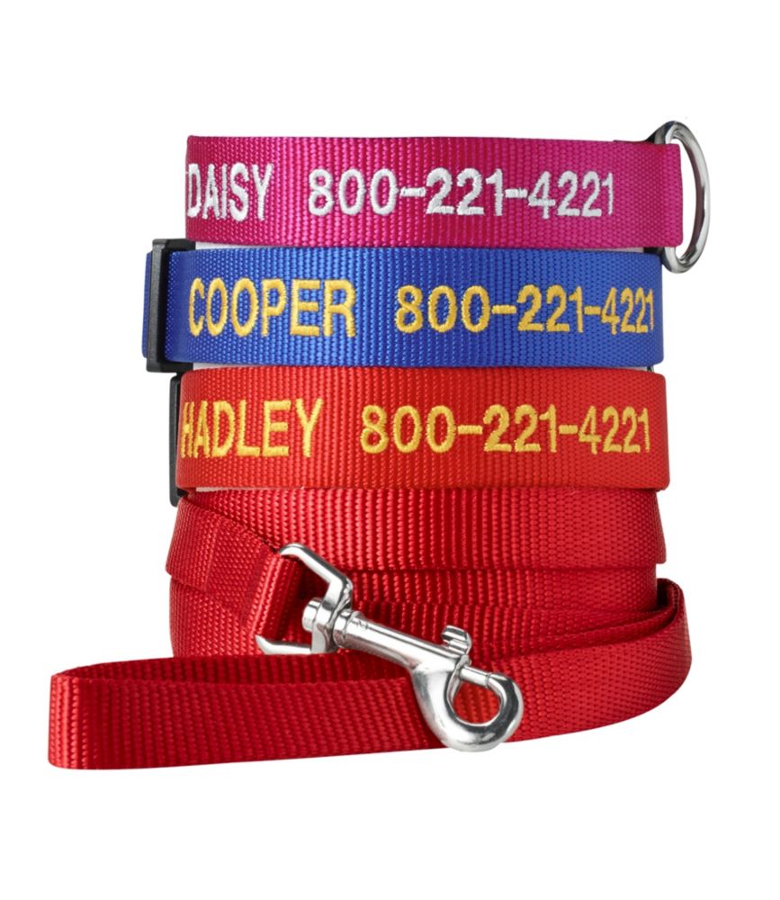 Personalized Pet Leash Collars, Leads & Leashes at L.L.Bean