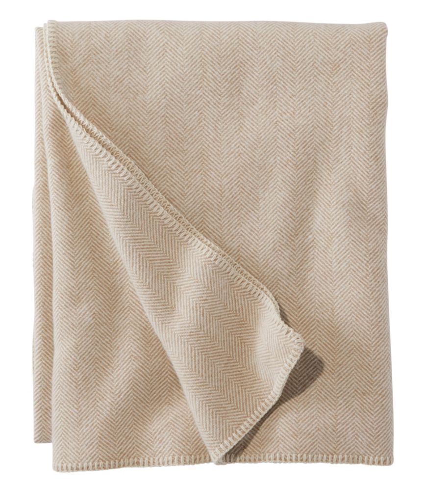 Washable Wool Blanket, Herringbone Blankets & Throws at L.L.Bean