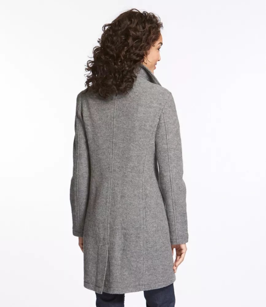 Women's L.L.Bean Boiled Wool Coat Outerwear & Jackets at L.L.Bean