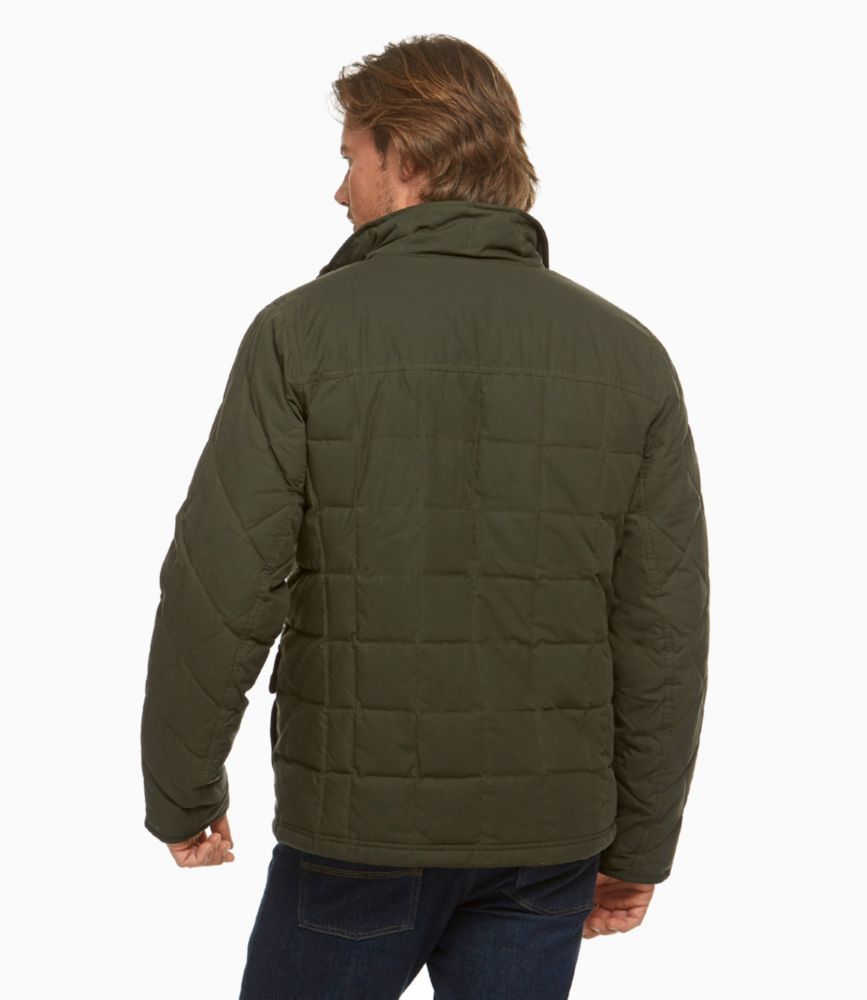 Men's L.L.Bean Upcountry WaxedCotton Down Jacket Outerwear & Vests at L.L.Bean
