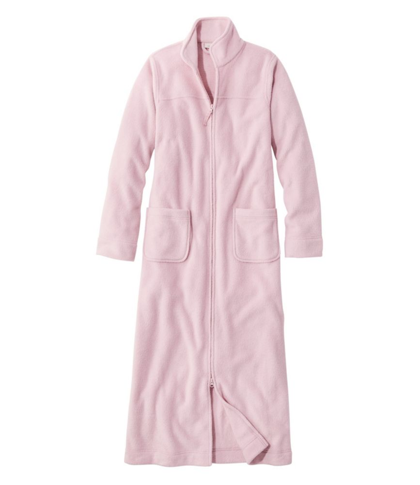 Women's Winter Fleece Robe, ZipFront Sleepwear at L.L.Bean