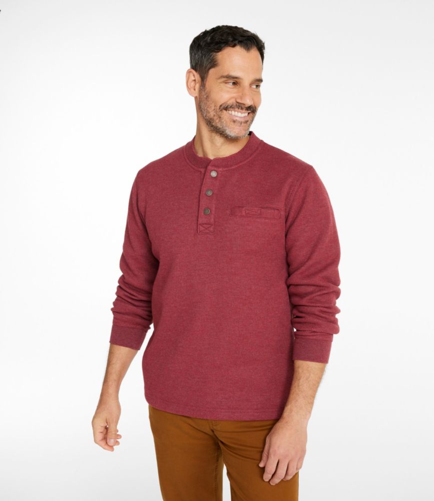 Men's Katahdin Iron Works Bonded Waffle Fleece Henley