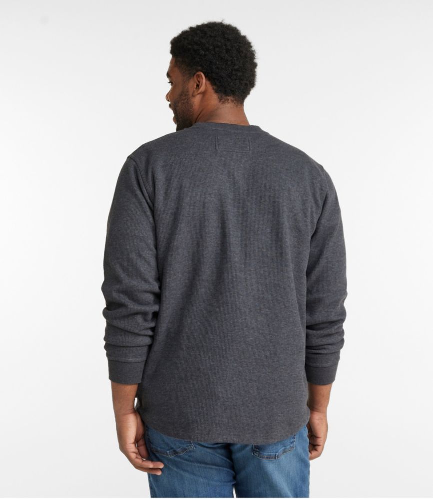 Men's Katahdin Iron Works Bonded Waffle Fleece Henley Sweatshirts