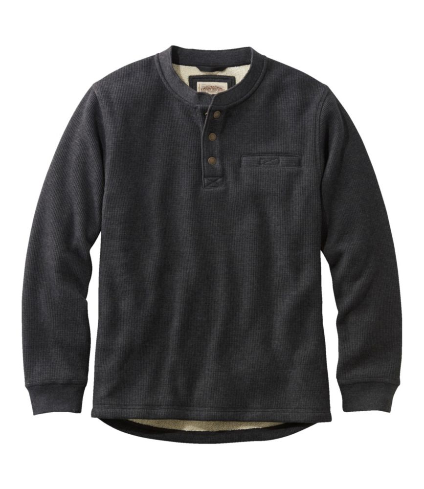 Men's Katahdin Iron Works Bonded Waffle Fleece Henley