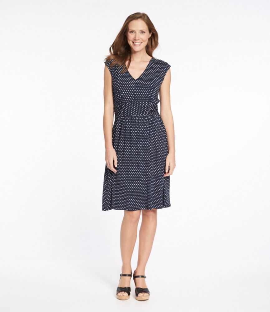 CinchedWaist Knit Dress, Dot