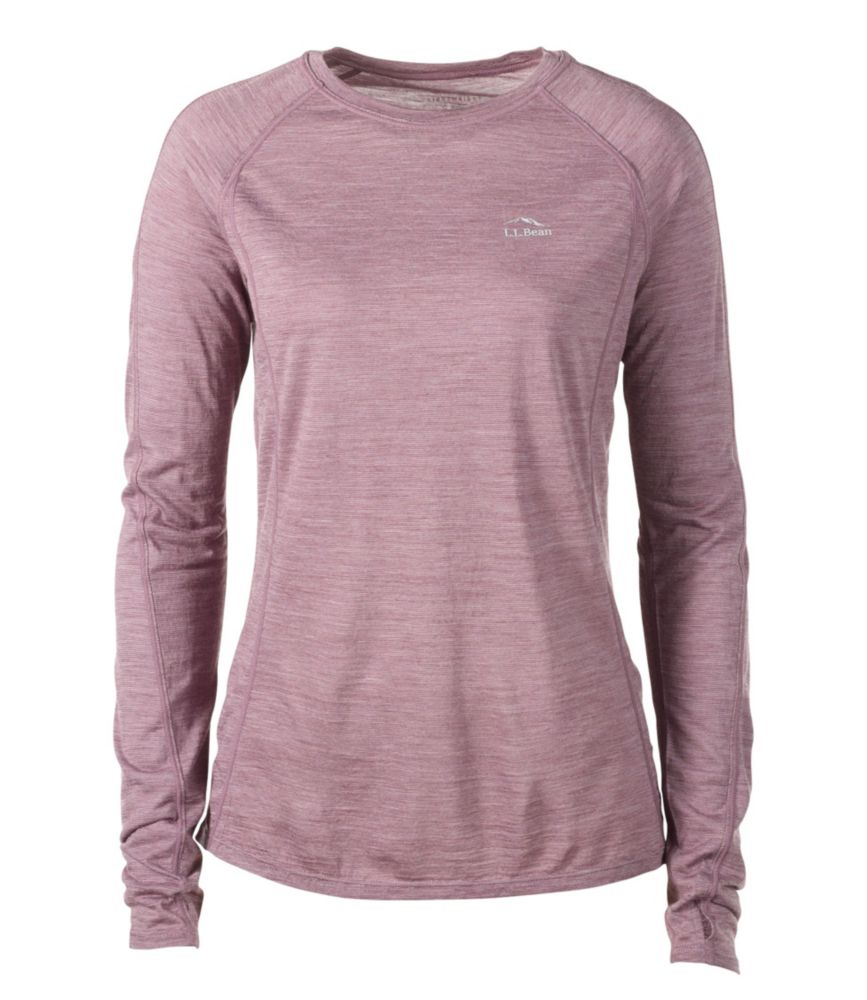 Women's Cresta Wool Ultralight Base Layer, LongSleeve Stripe Base